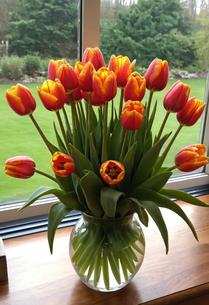 Space Tulips for a Strong Display