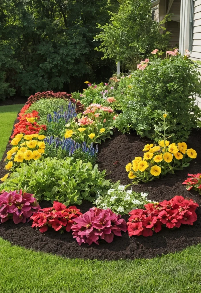 No-Dig Flower Garden Bed