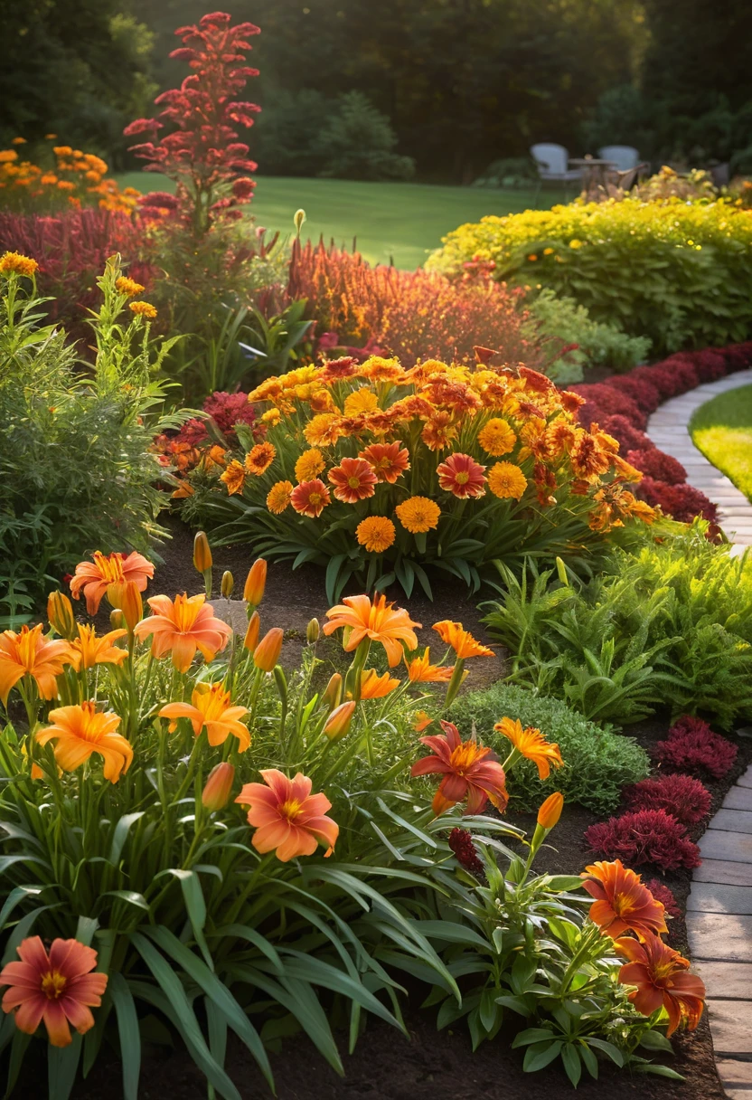 3. Use a Warm Yellow, Orange, and Red Color Scheme