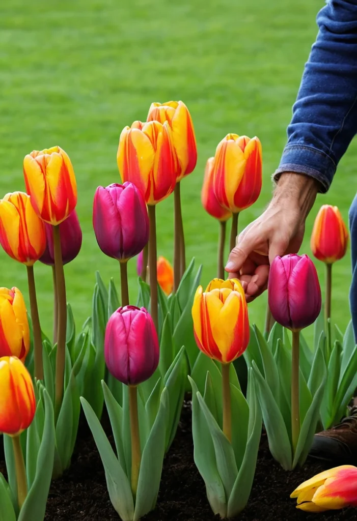 Plant Tulip Bulbs Step by Step