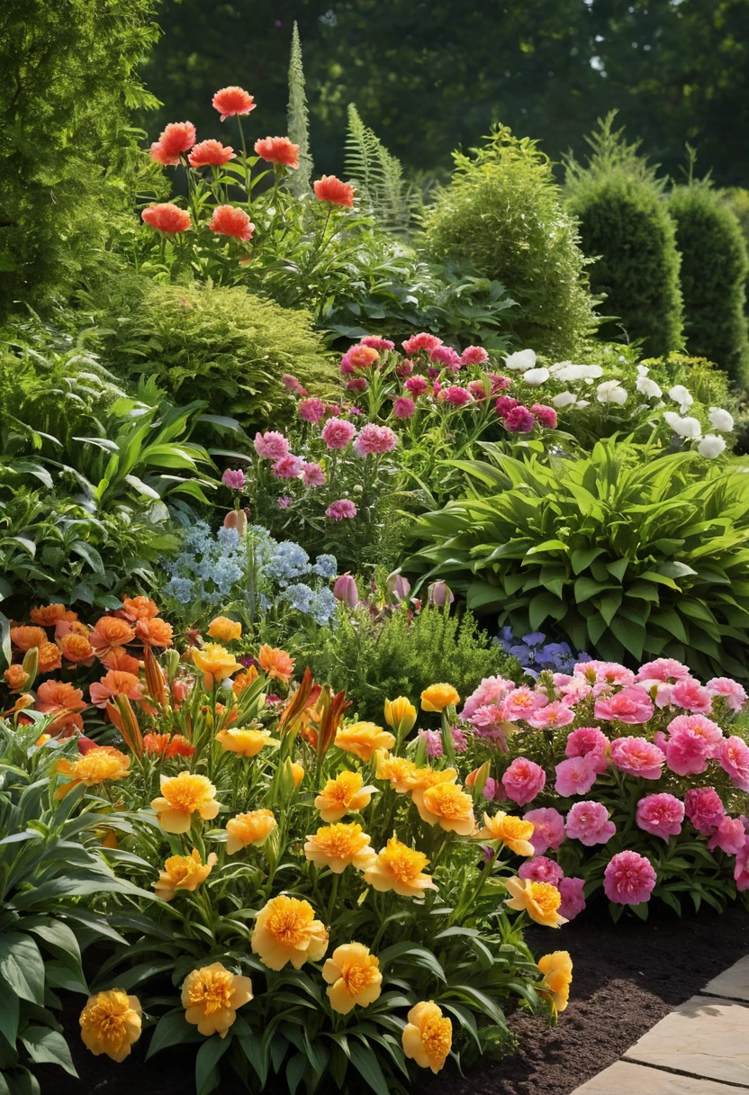 5. Mix Annuals and Perennials