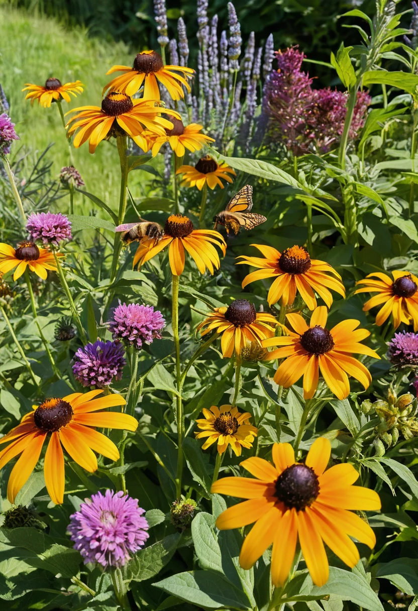6. Create a Pollinator-Friendly Flower Bed