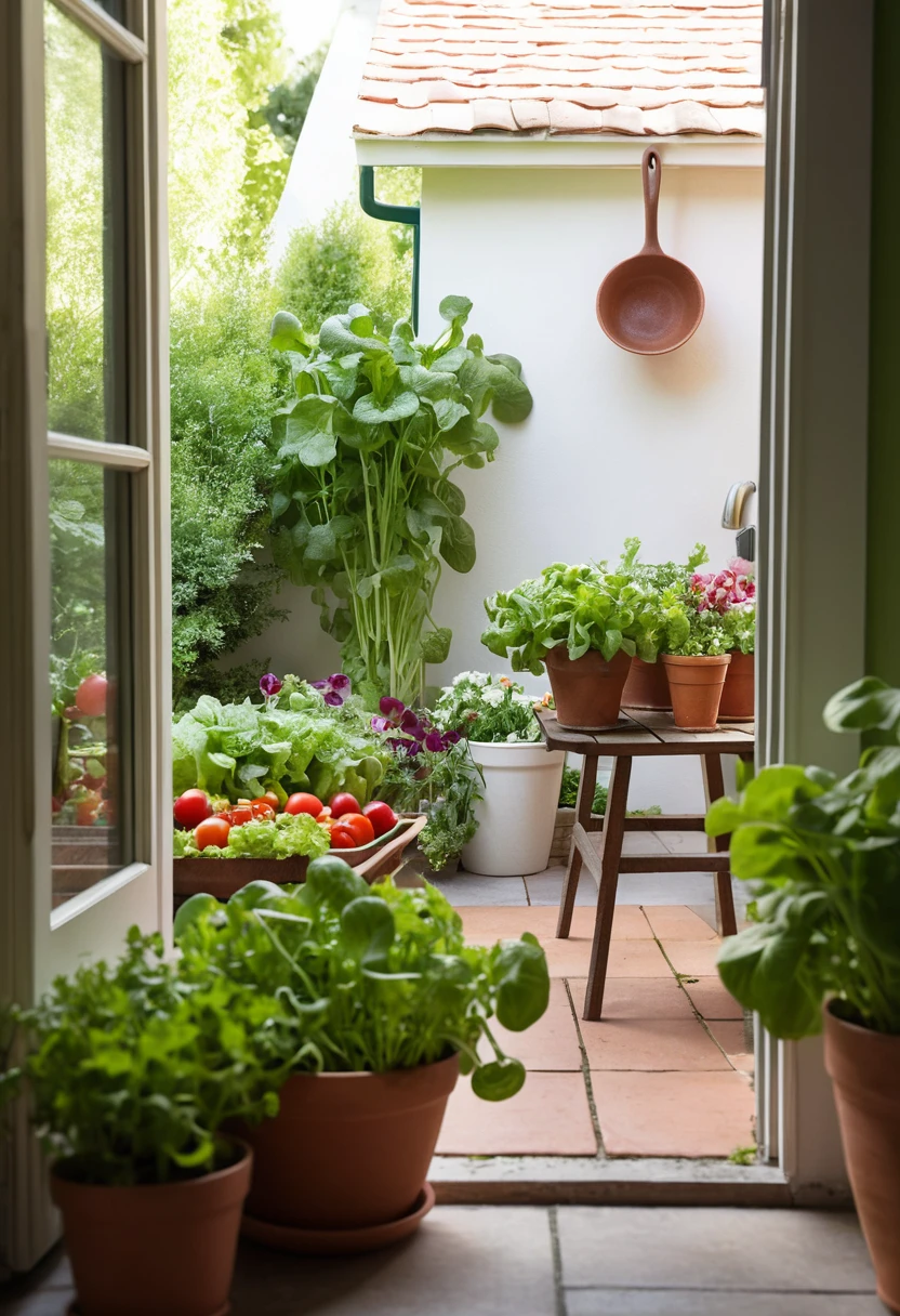 Create a Salad Garden Near the Kitchen