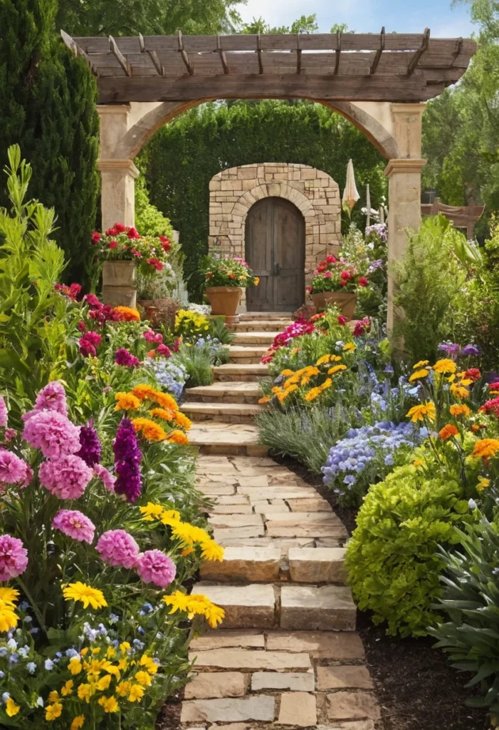 Build a Mediterranean-Inspired Flower Garden