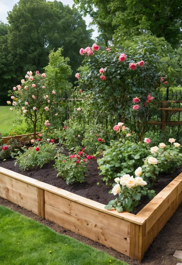 Build a Rose Garden in a Raised Bed