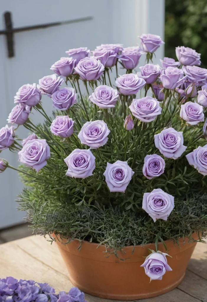 Combine Lavender With Roses
