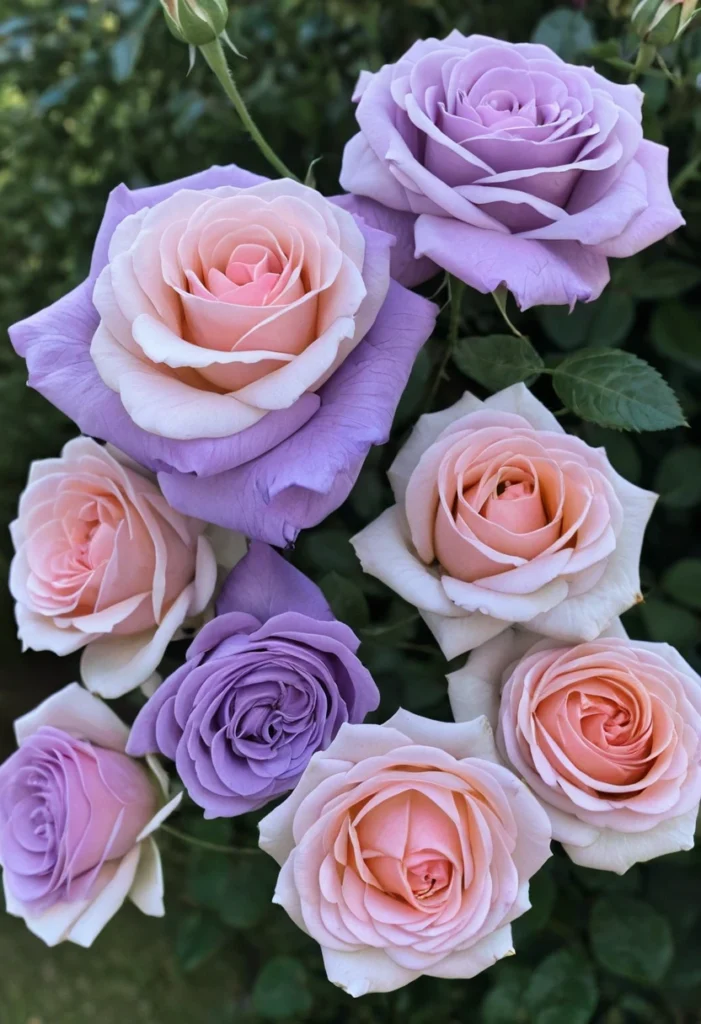 Combine Roses With Lavender