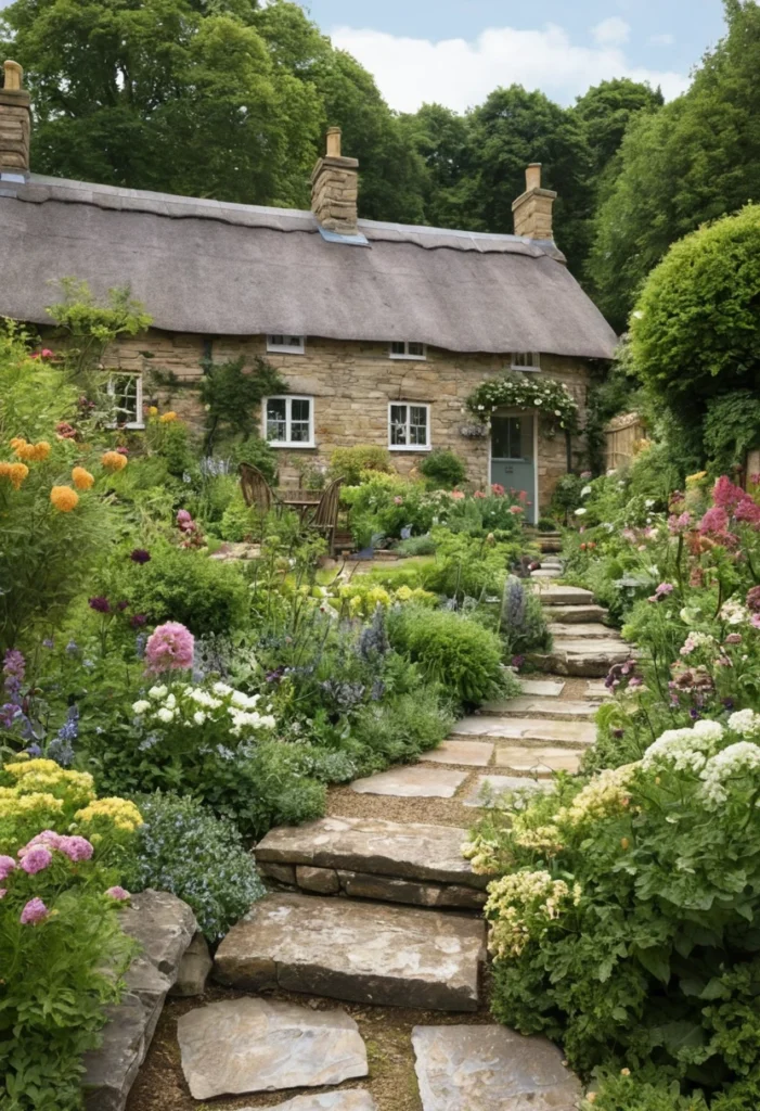 Create a Cottage Garden With Rough Stone