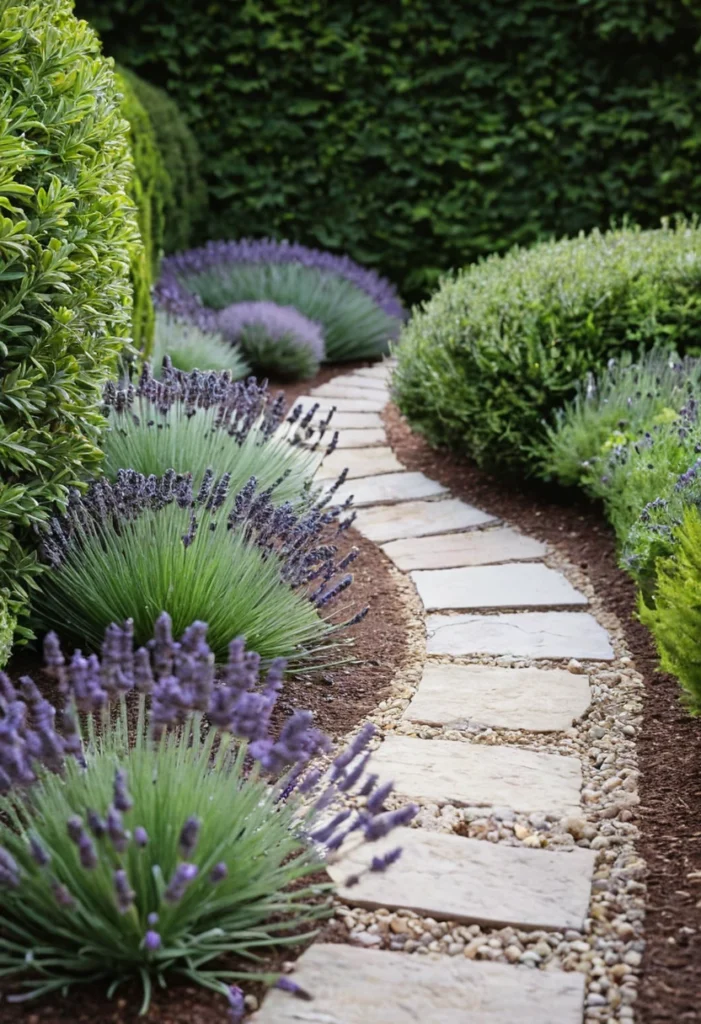 Create a Lavender Border Along a Garden Path