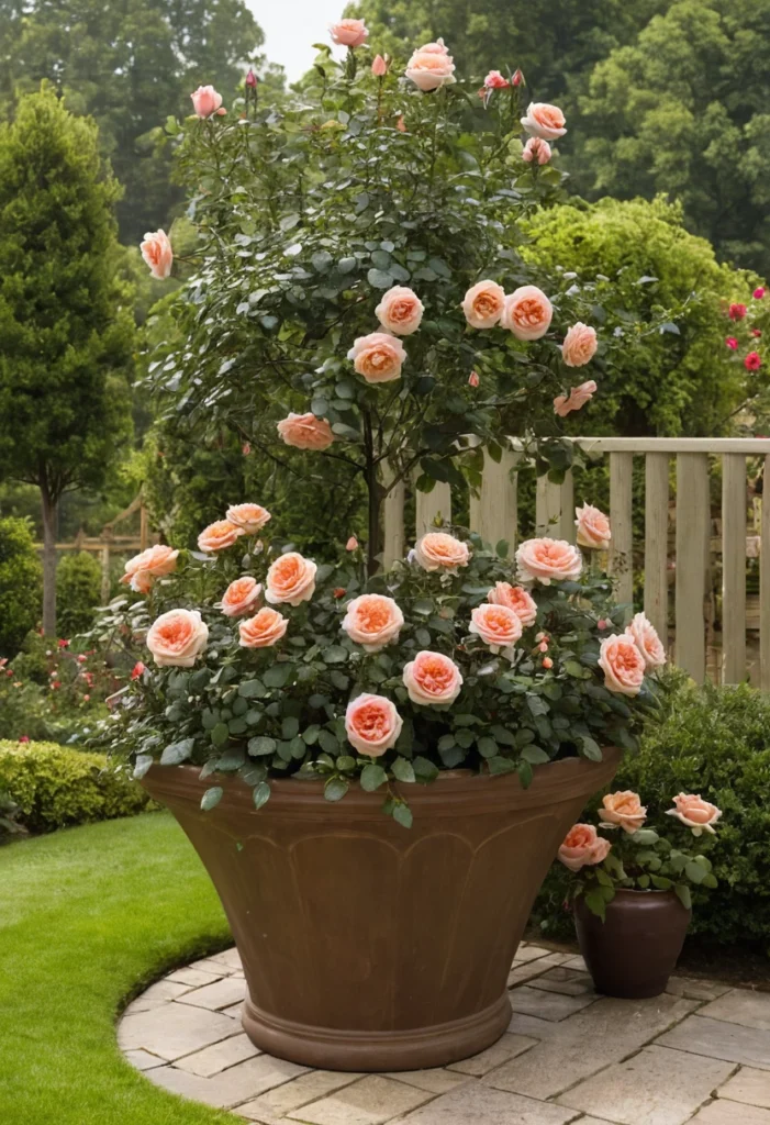 Create a Small Rose Garden in Containers