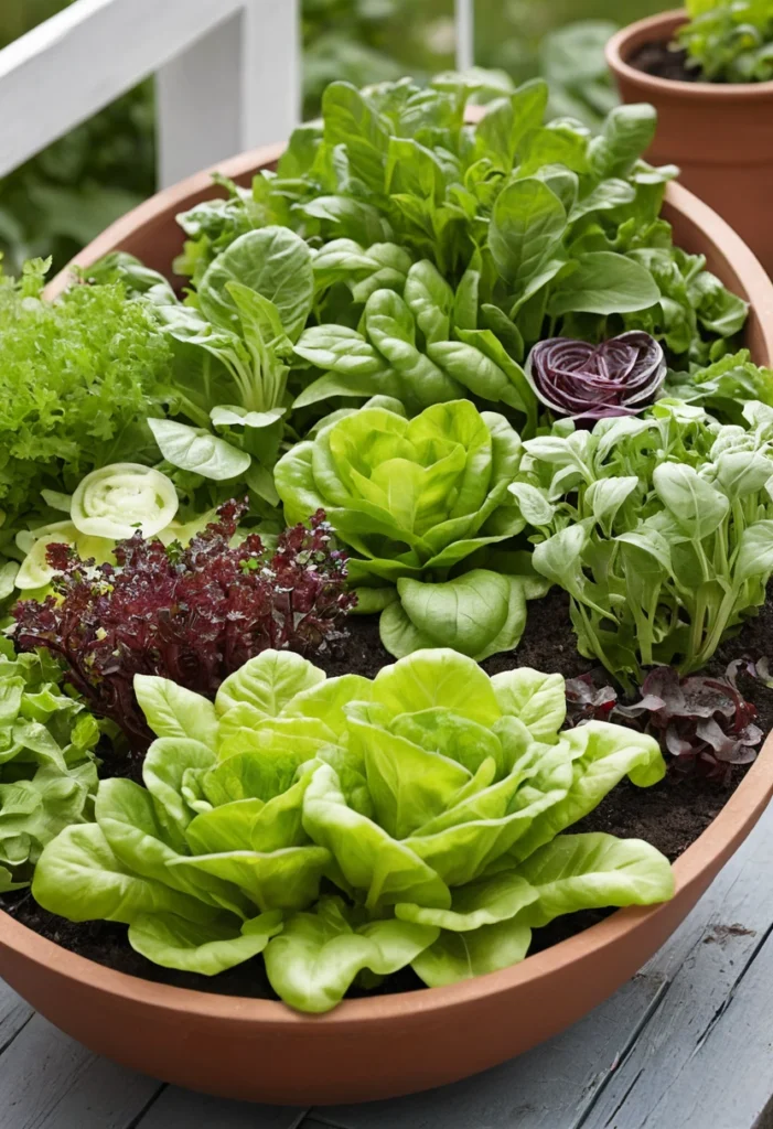 Create a Small Salad Garden