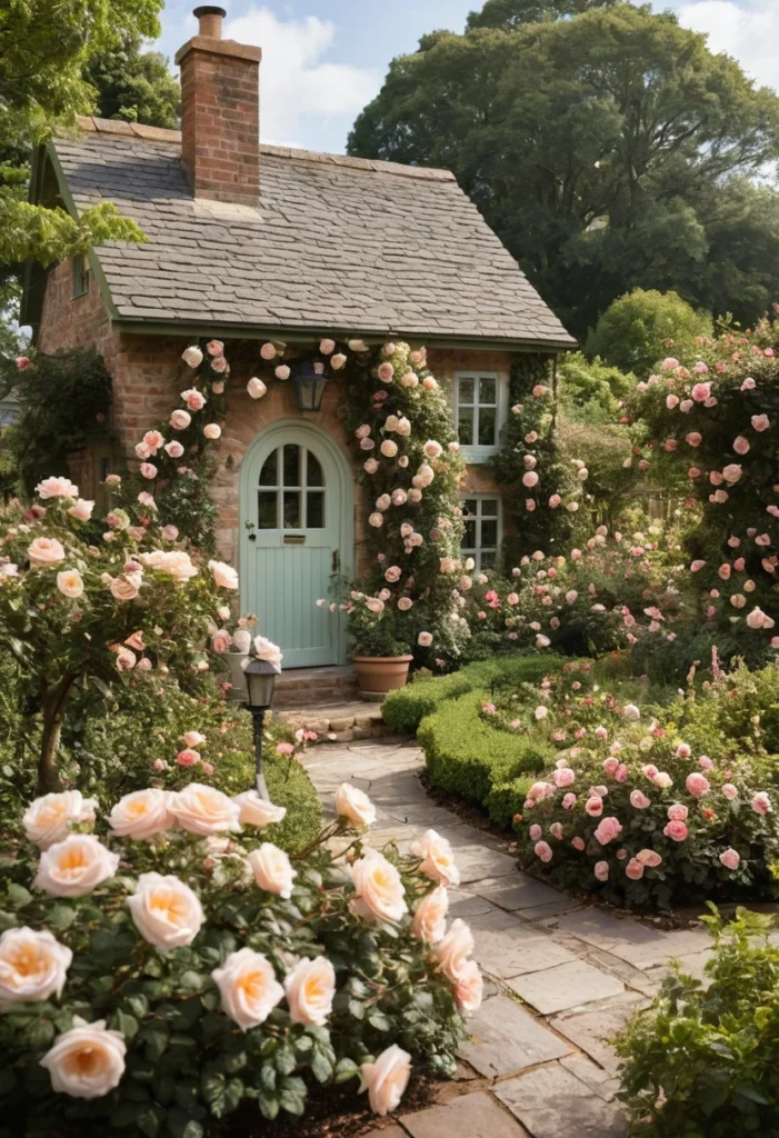 Design a Romantic Cottage Rose Garden