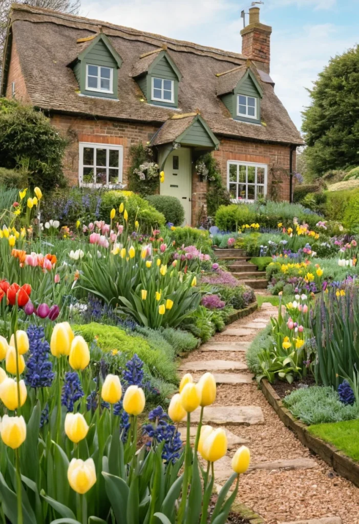Design a Spring Bulb Cottage Garden