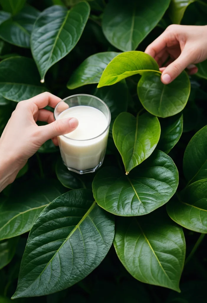 Do Not Use Milk to Make Leaves Shine