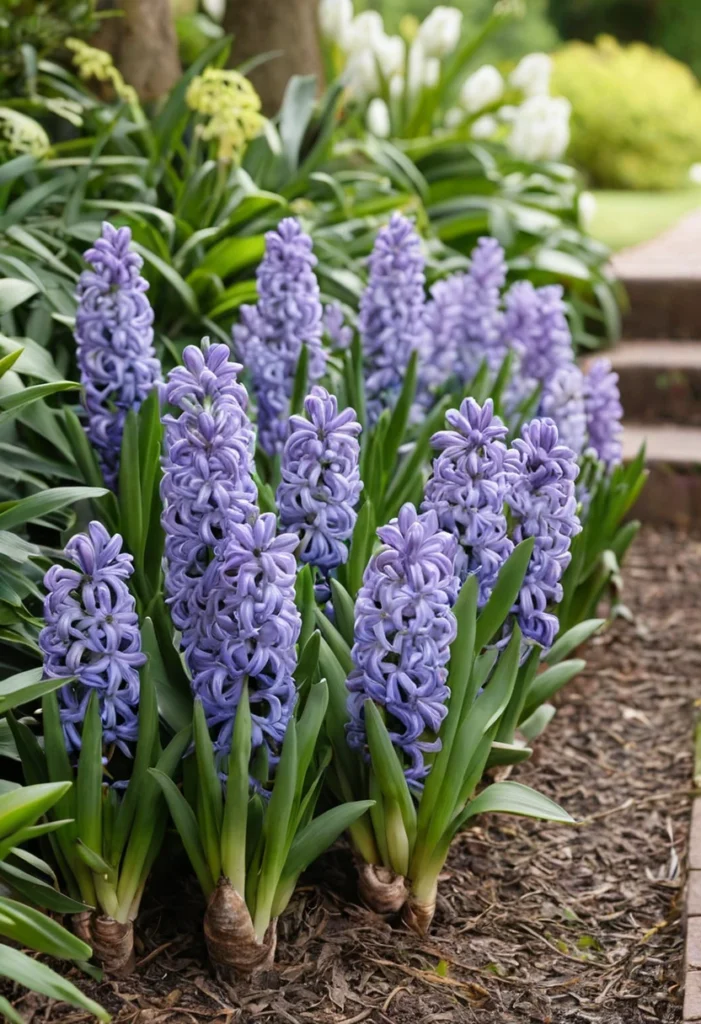 Plant Fragrant Hyacinths Near Walkways