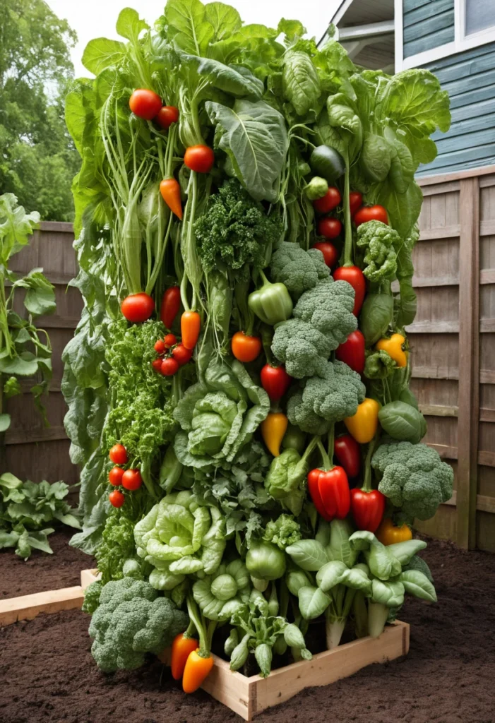 Use Vertical Space for Climbing Vegetables