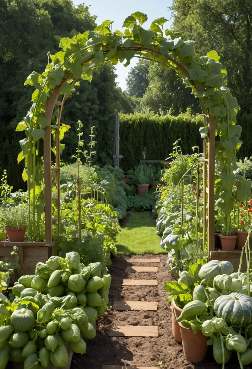 7. Vegetable Garden Arch