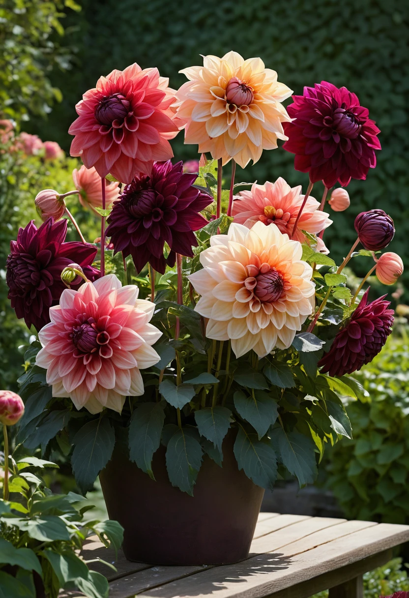 3. Add Dahlias for Large Statement Blooms