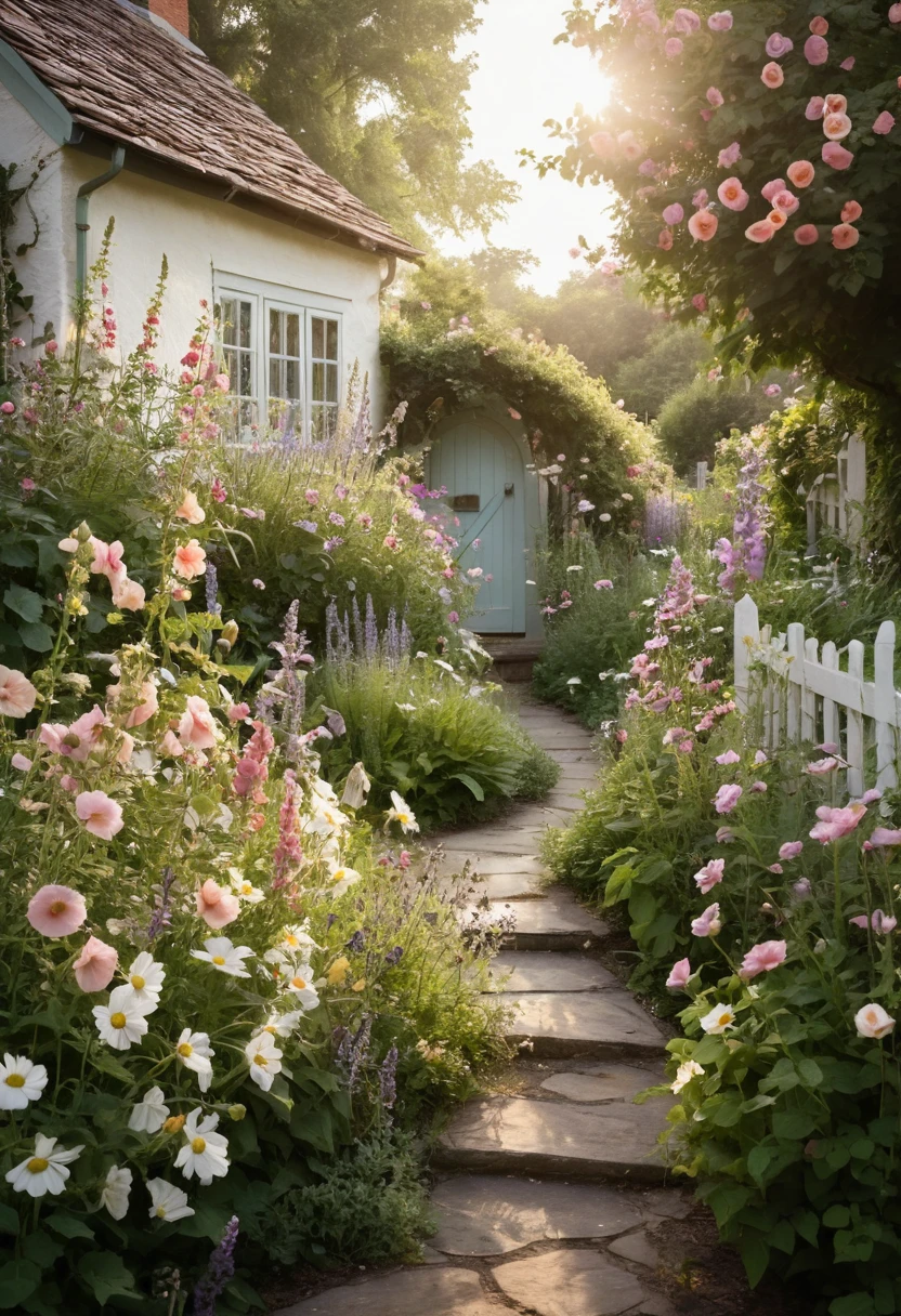 3. Design a Cottage-Style Corner Garden