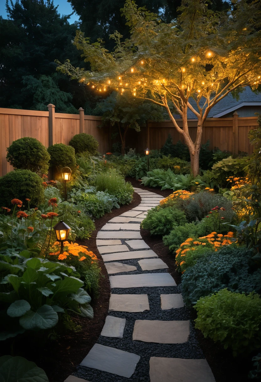 2. Highlight Trees With Uplighting