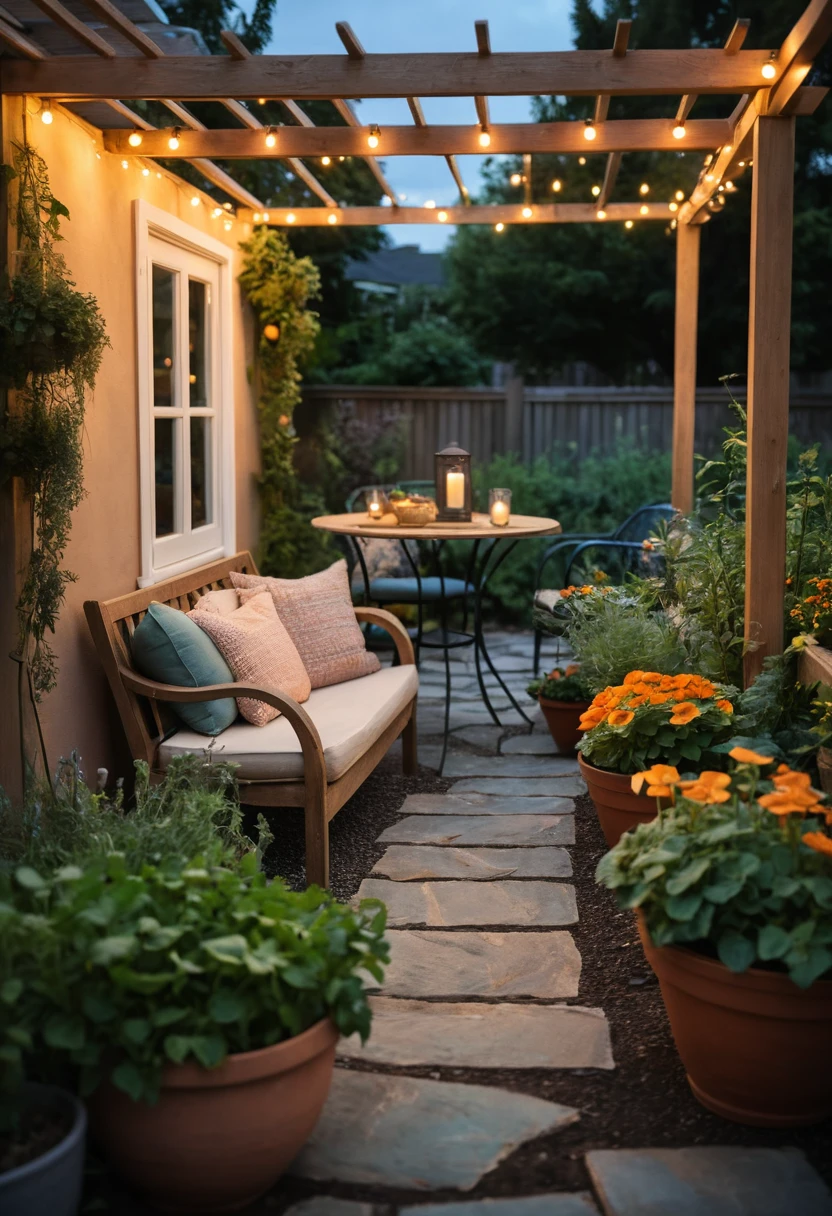 3. Create a Cozy Patio With String Lights