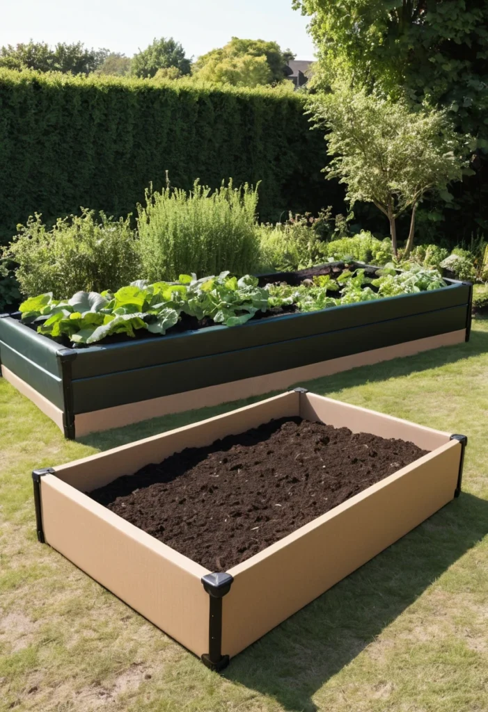 Classic Cardboard and Compost No-Dig Bed