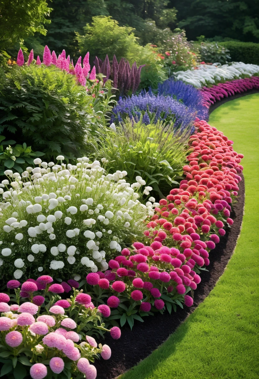 2. Design a Layered Oval Flower Border