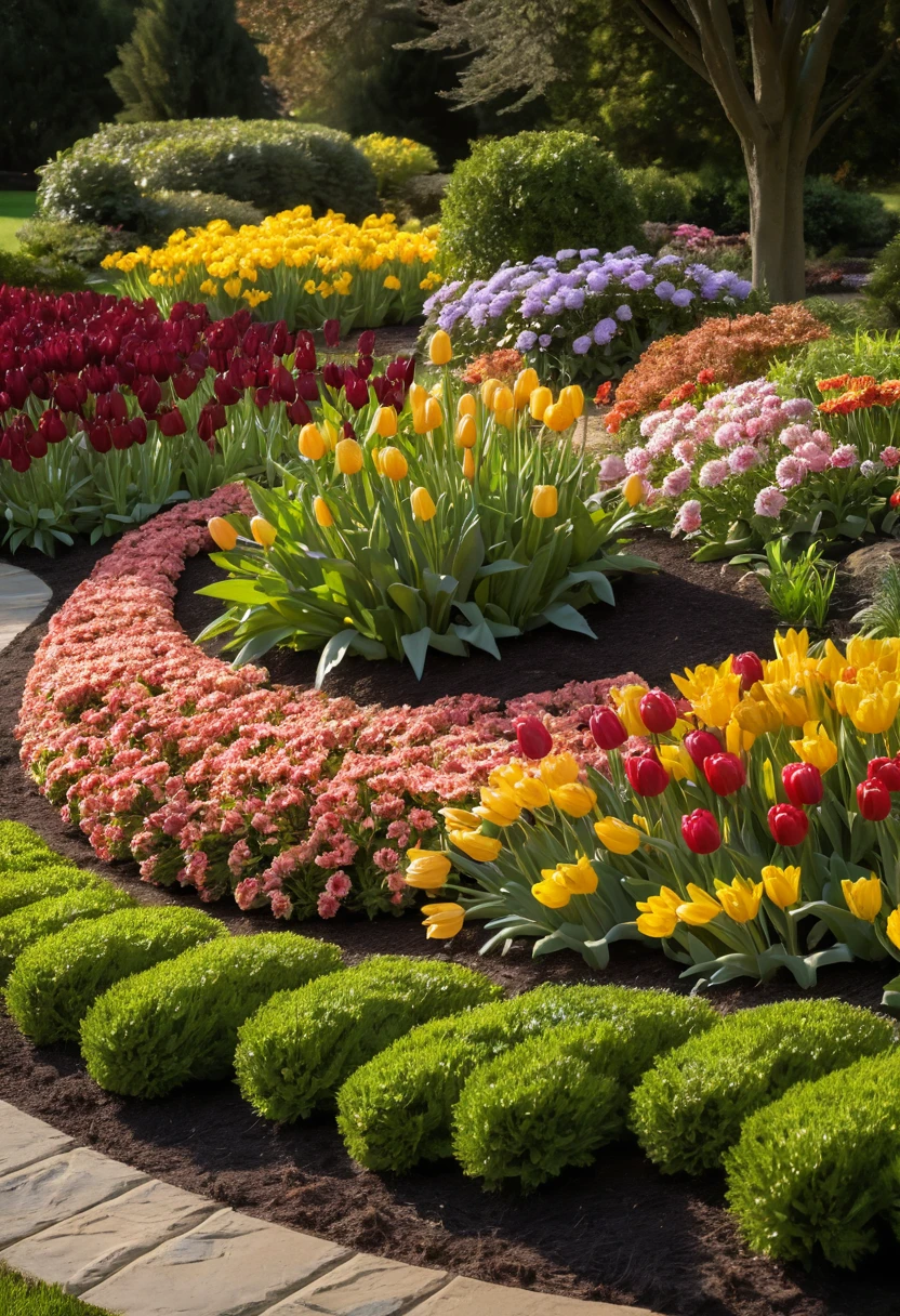 6. Create a Seasonal Oval Flower Display