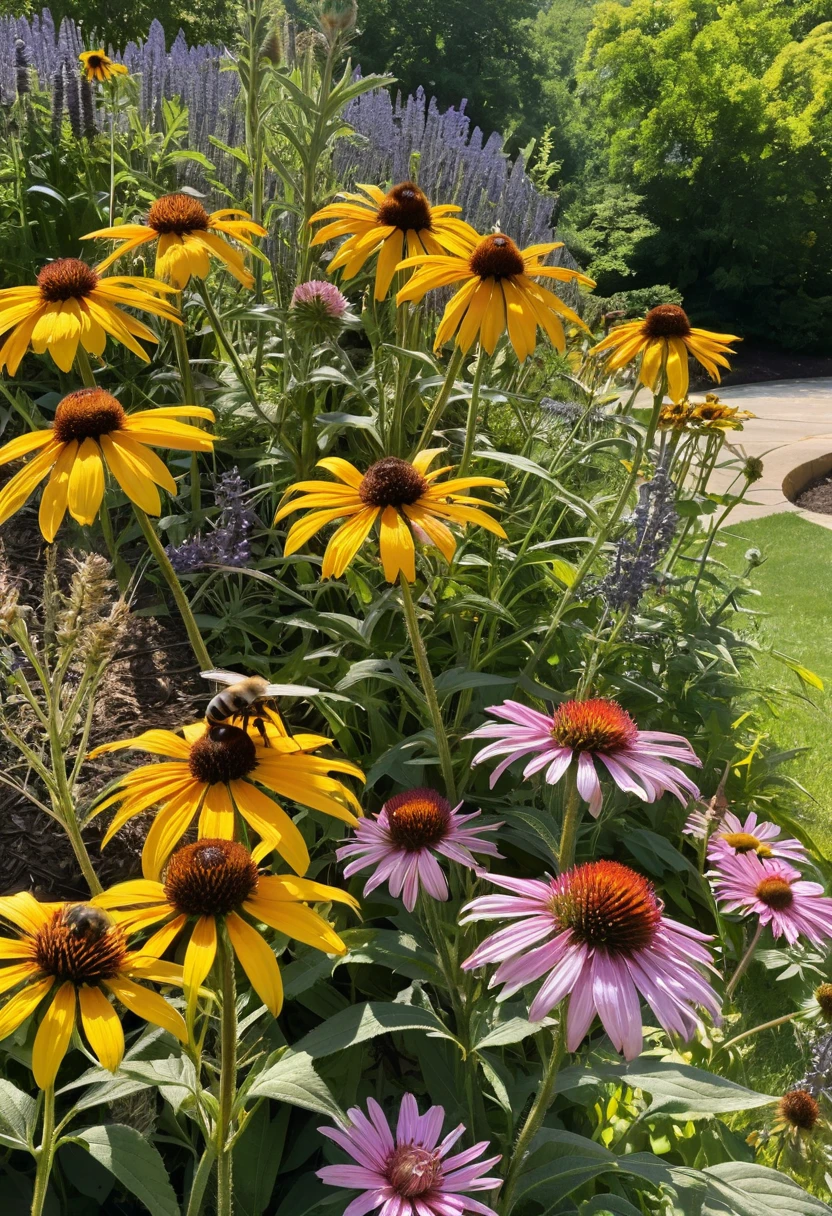 7. Design an Oval Pollinator Garden