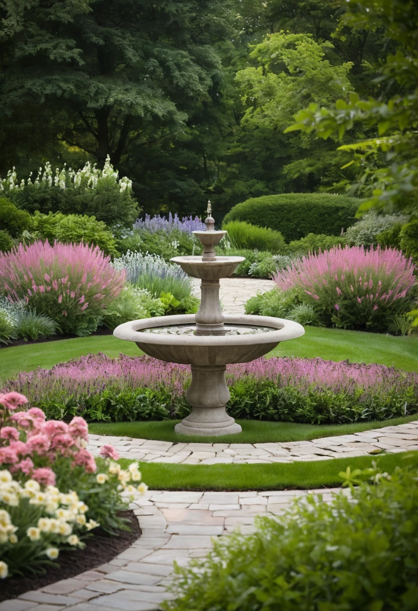 8. Add a Central Garden Feature