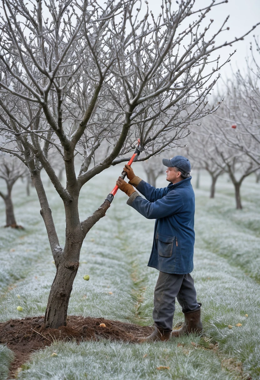 Pruning Fruit Trees in Winter