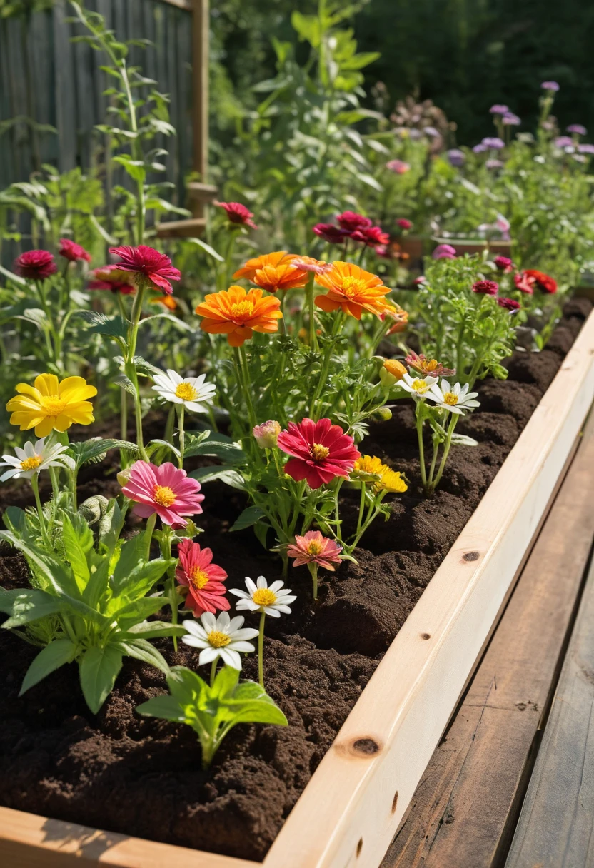 13. Use Succession Planting for More Flowers
