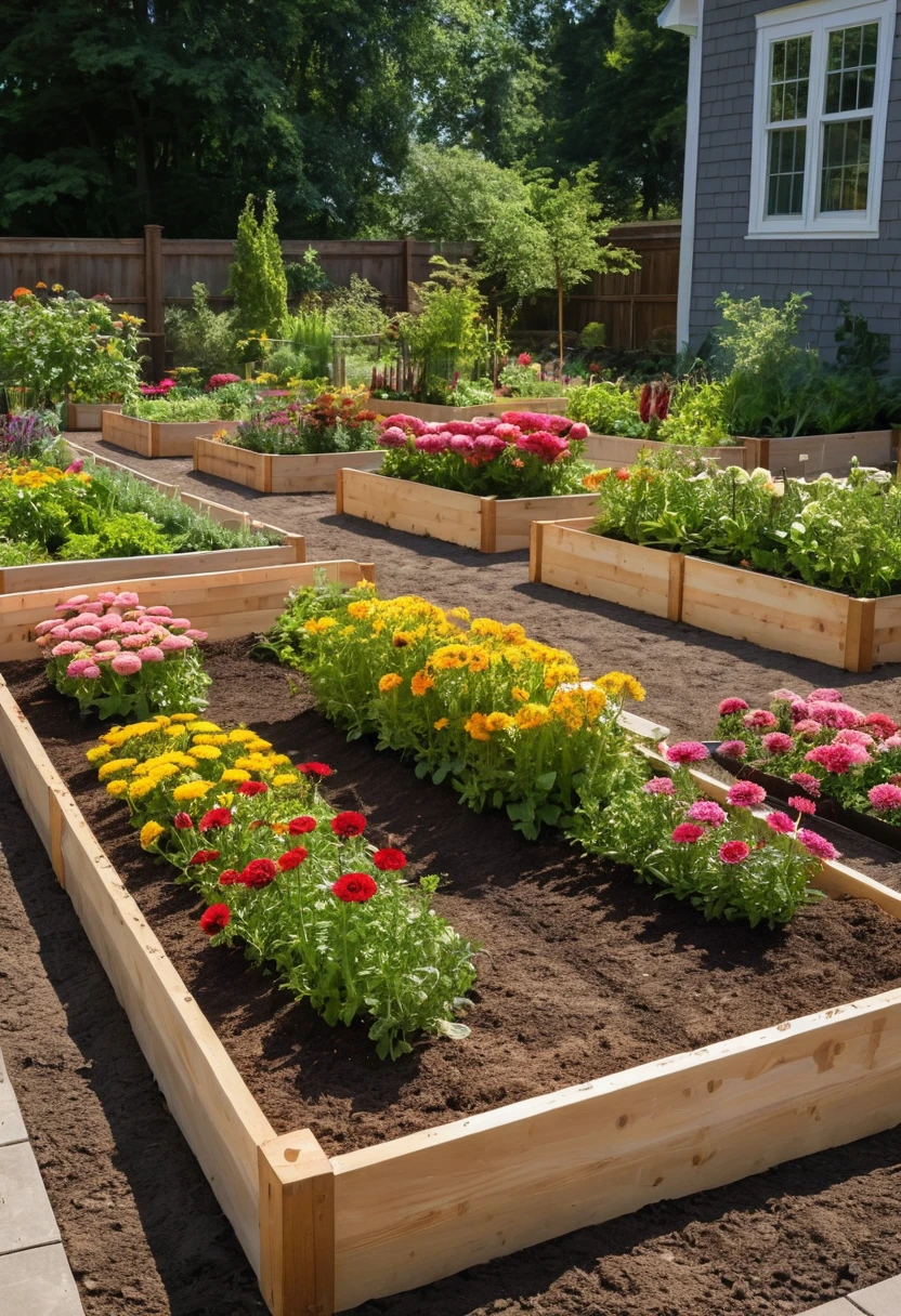 2. A Raised Bed Cutting Garden