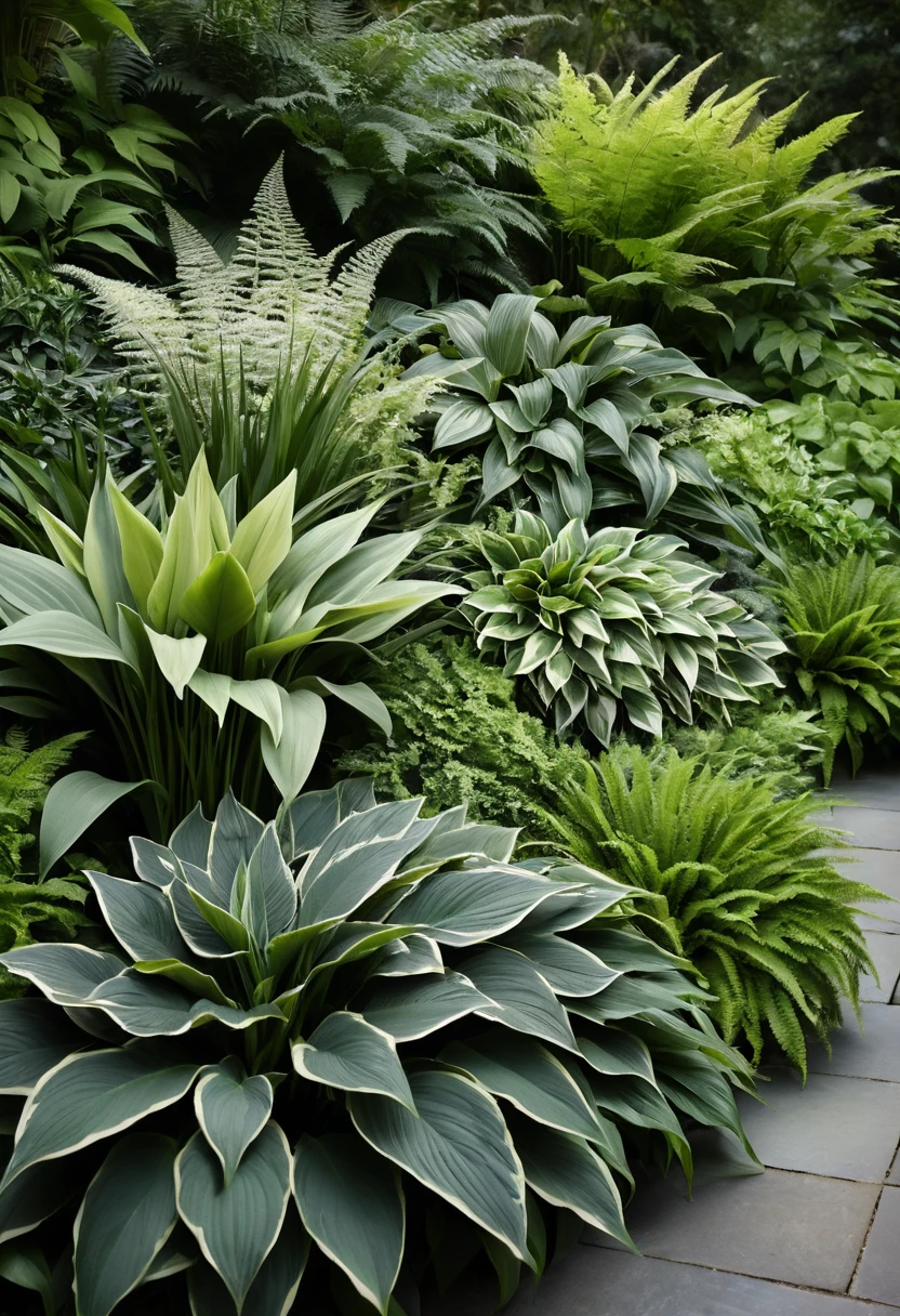 8. Create a Foliage and Greenery Bed