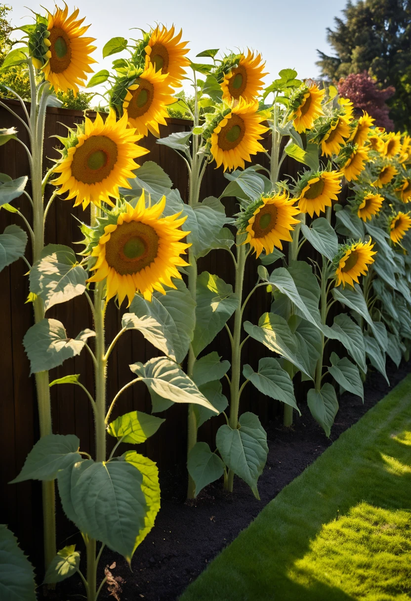10. Create a Sunflower Privacy Screen