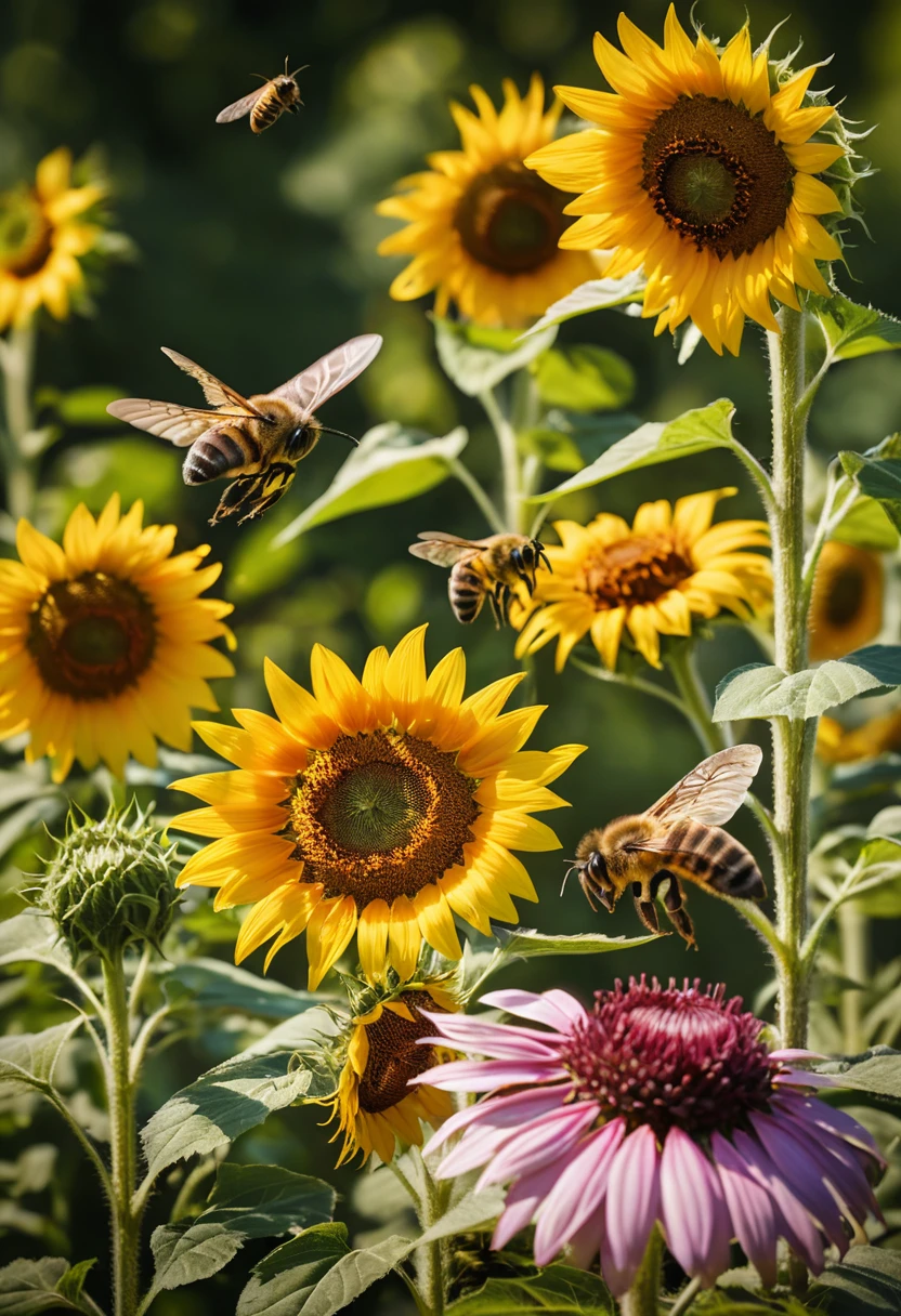 4. Make a Sunflower and Pollinator Garden