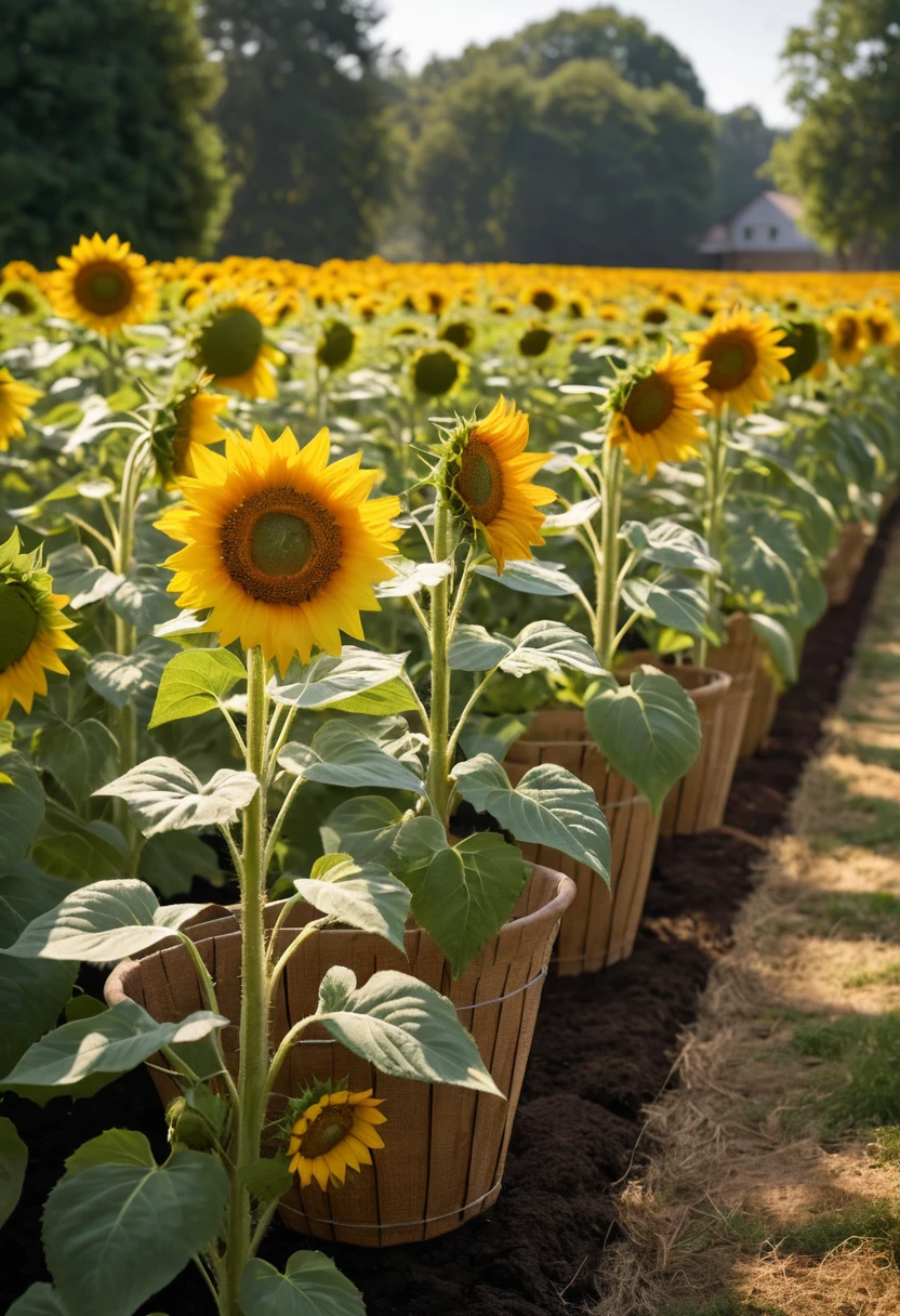 9. Make a Sunflower Cutting Garden