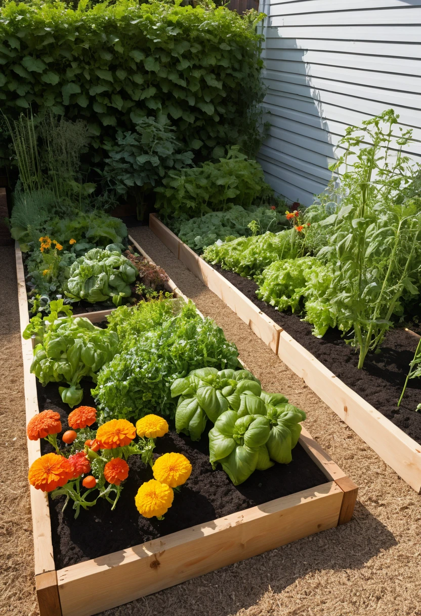 9. Create a Companion Planting Raised Bed