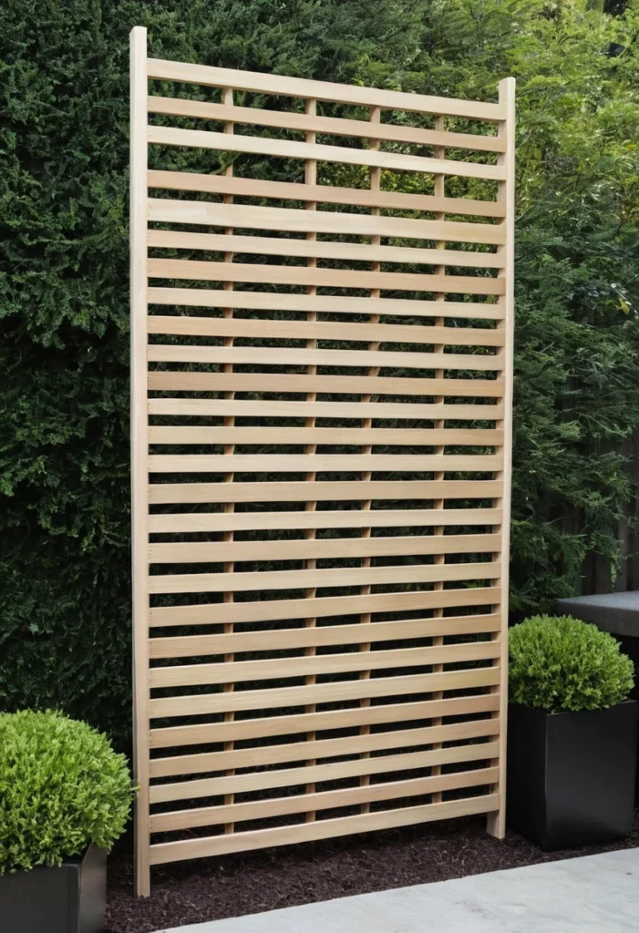 Build a Simple Wooden Slat Screen