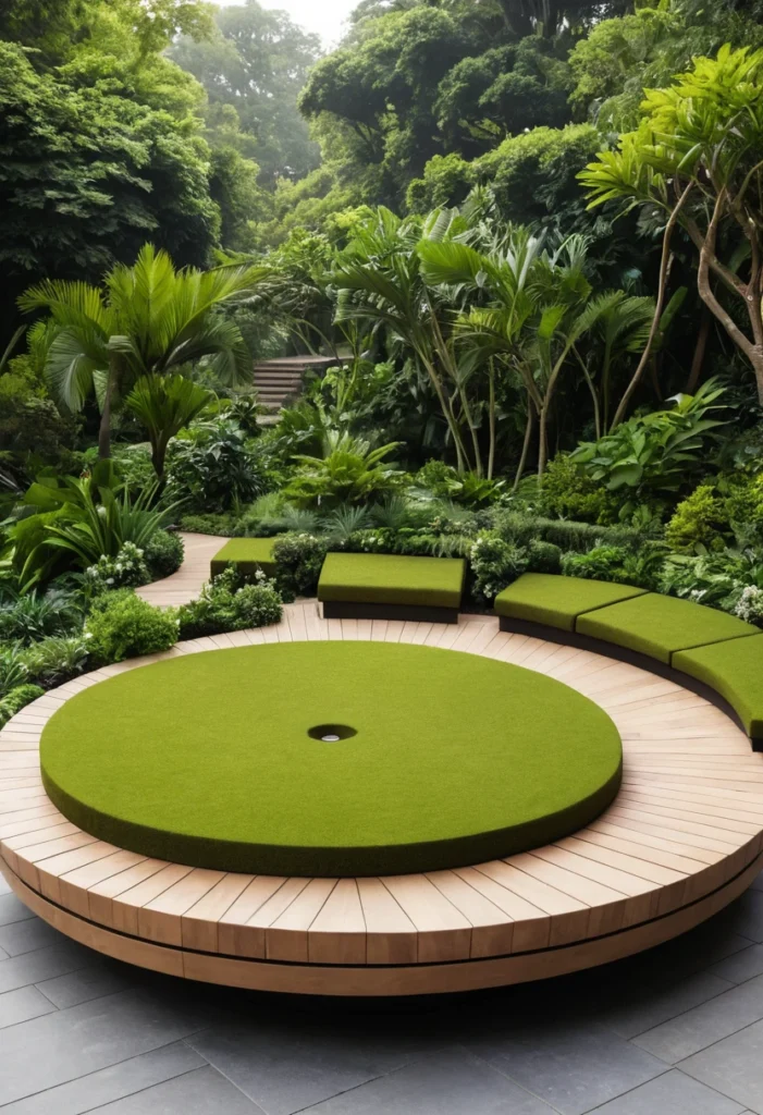 Circular Island Bed