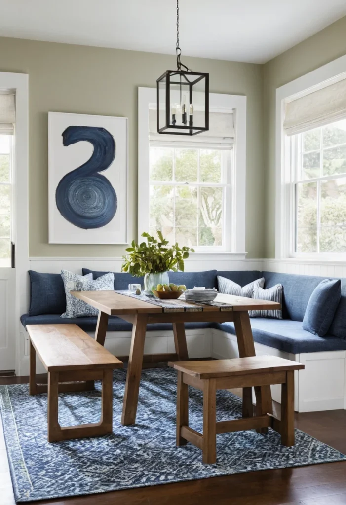 Combine Bench Seating With a Dining Table