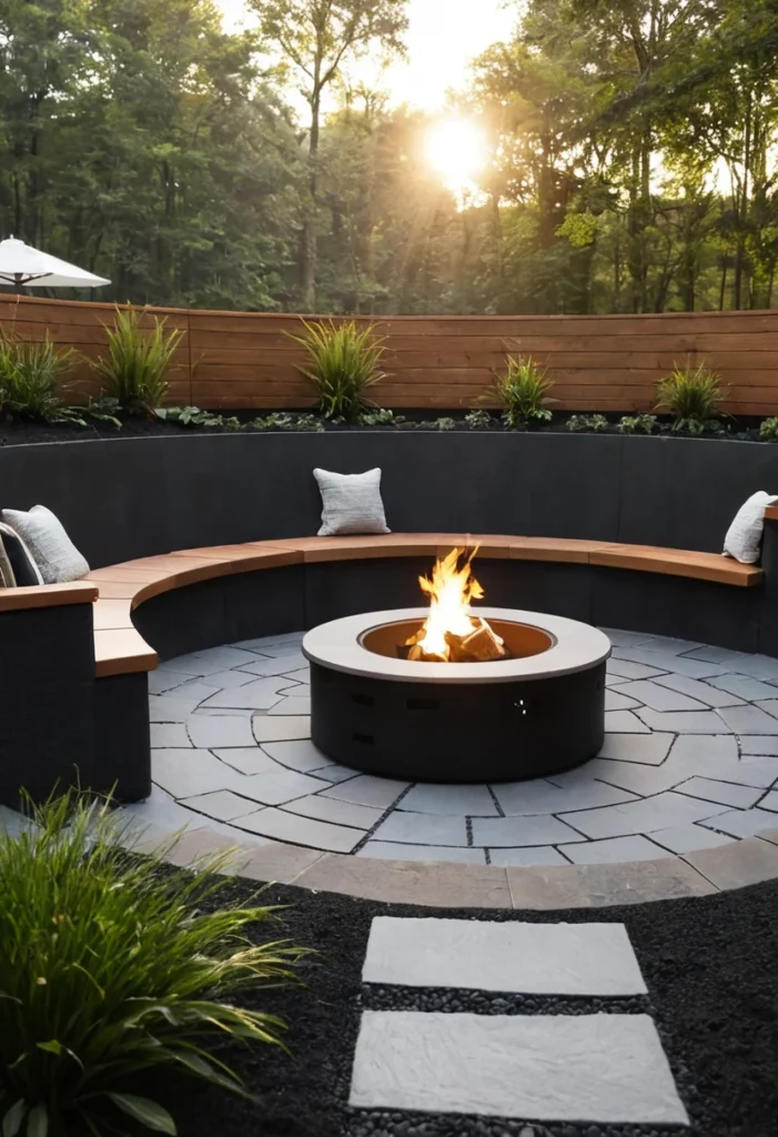 Design a Fire Pit Seating Area