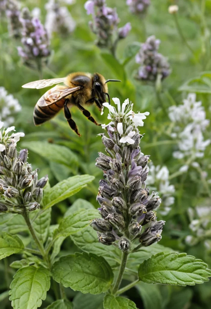 Grow herbs that bees love