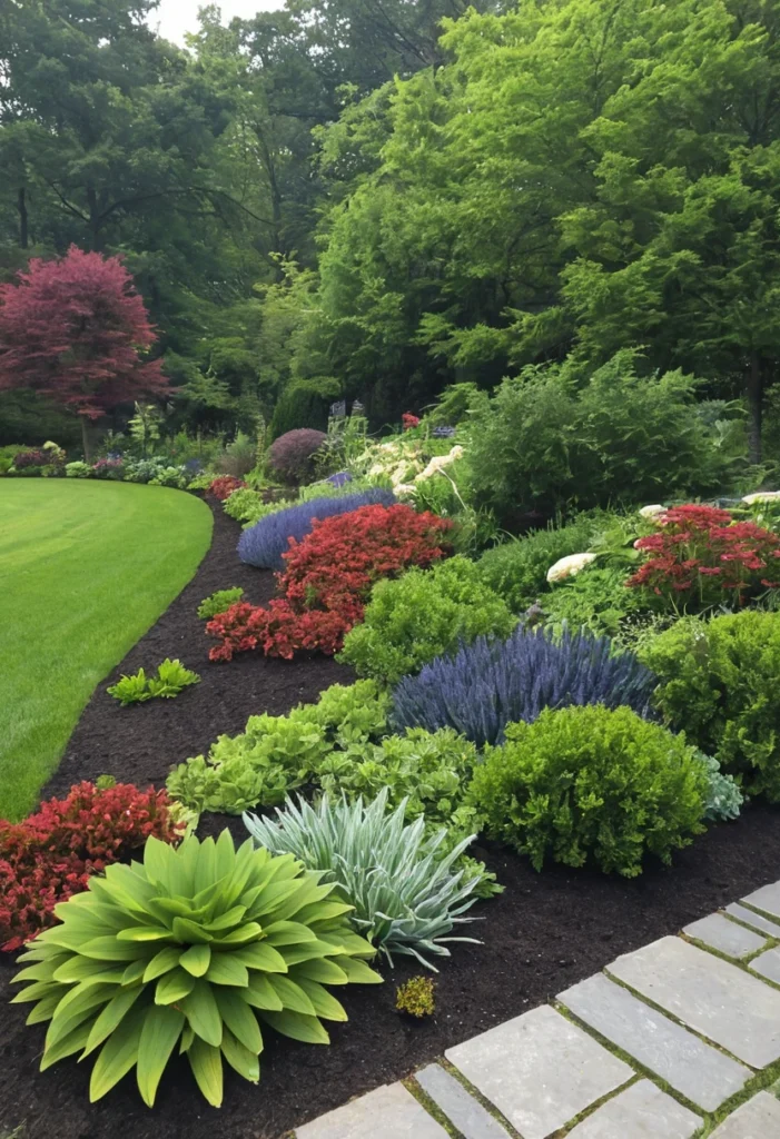 Low-Maintenance Perennial Bed