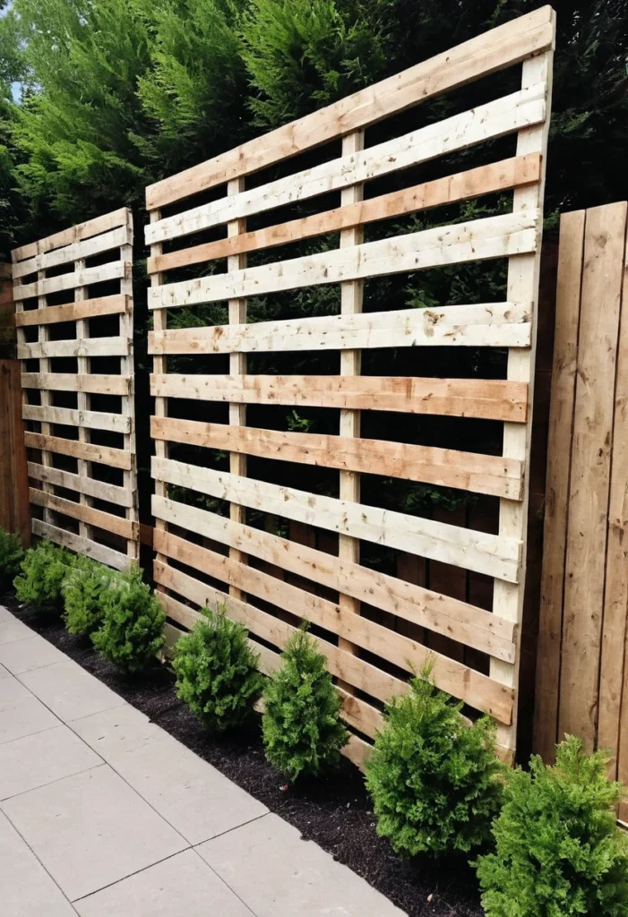 Make a Privacy Wall From Pallets