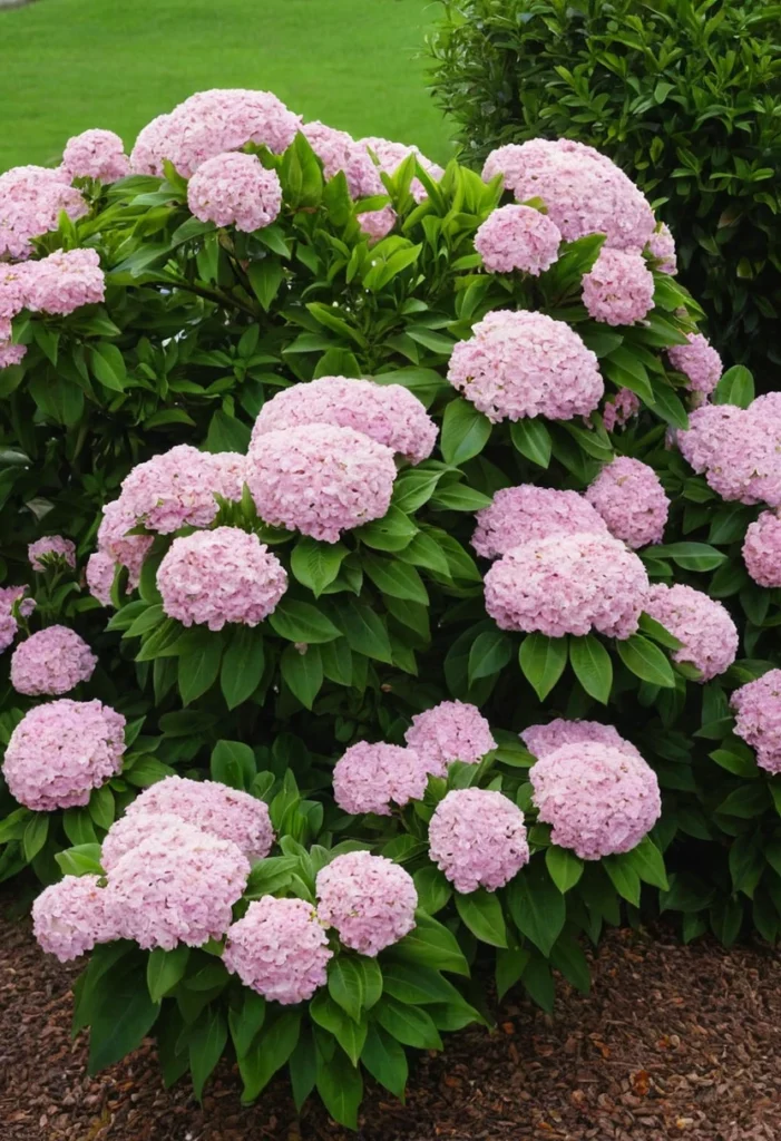 Plant flowers in large clusters