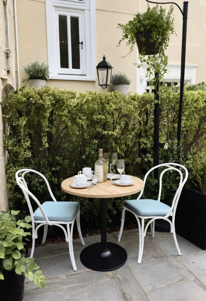 Set Up a Small Bistro Seating Area