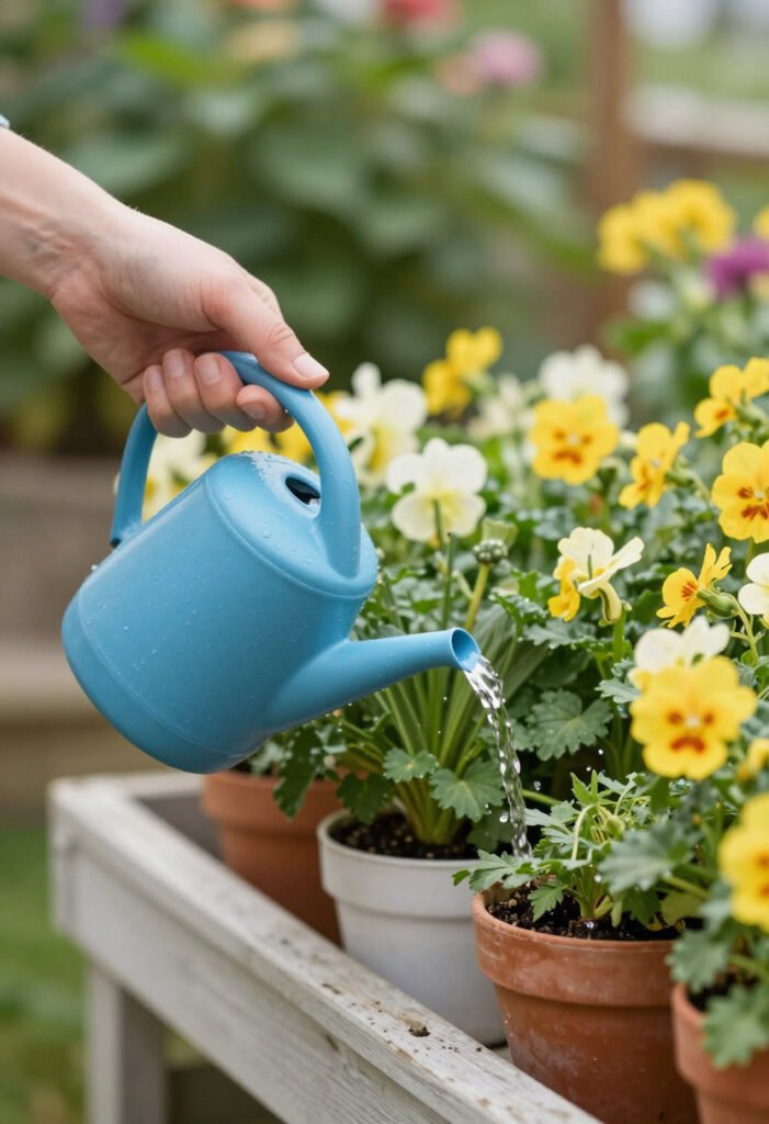 Watering, Feeding, and Everyday Flower Care