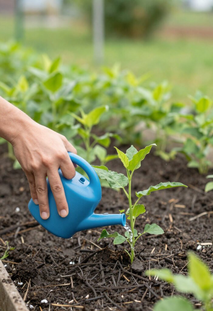 Watering and Feeding for Healthy Growth