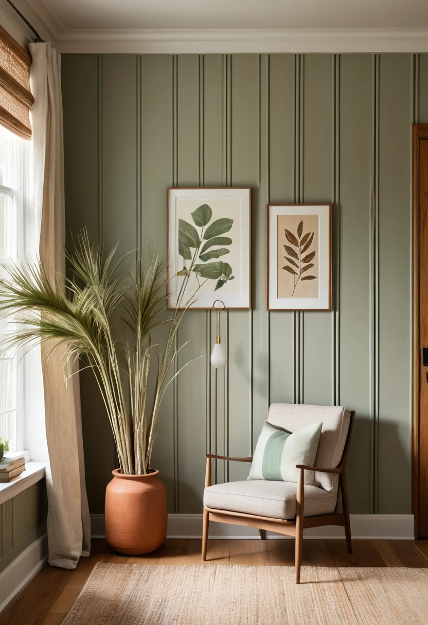 4. Wood Paneling and Wainscoting